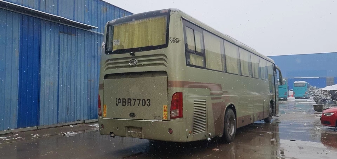 Coche usado 55 asientos Bus Second Hand Kinglong XMQ6129 con la dirección del motor diesel LHD