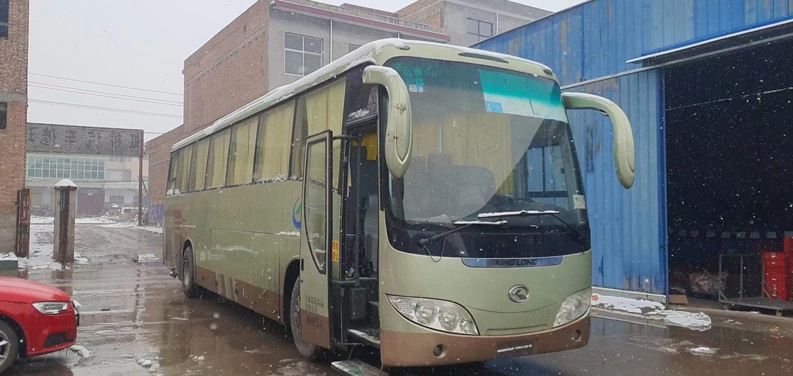 Coche usado 55 asientos Bus Second Hand Kinglong XMQ6129 con la dirección del motor diesel LHD