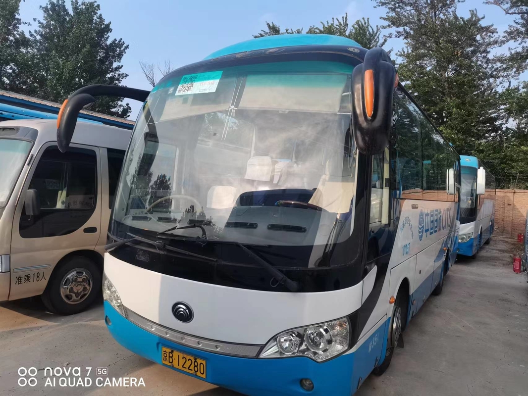 Autobús usado 35 asientos ZK6858 mini RHD de Yutong que dirige los motores diesel para el transporte