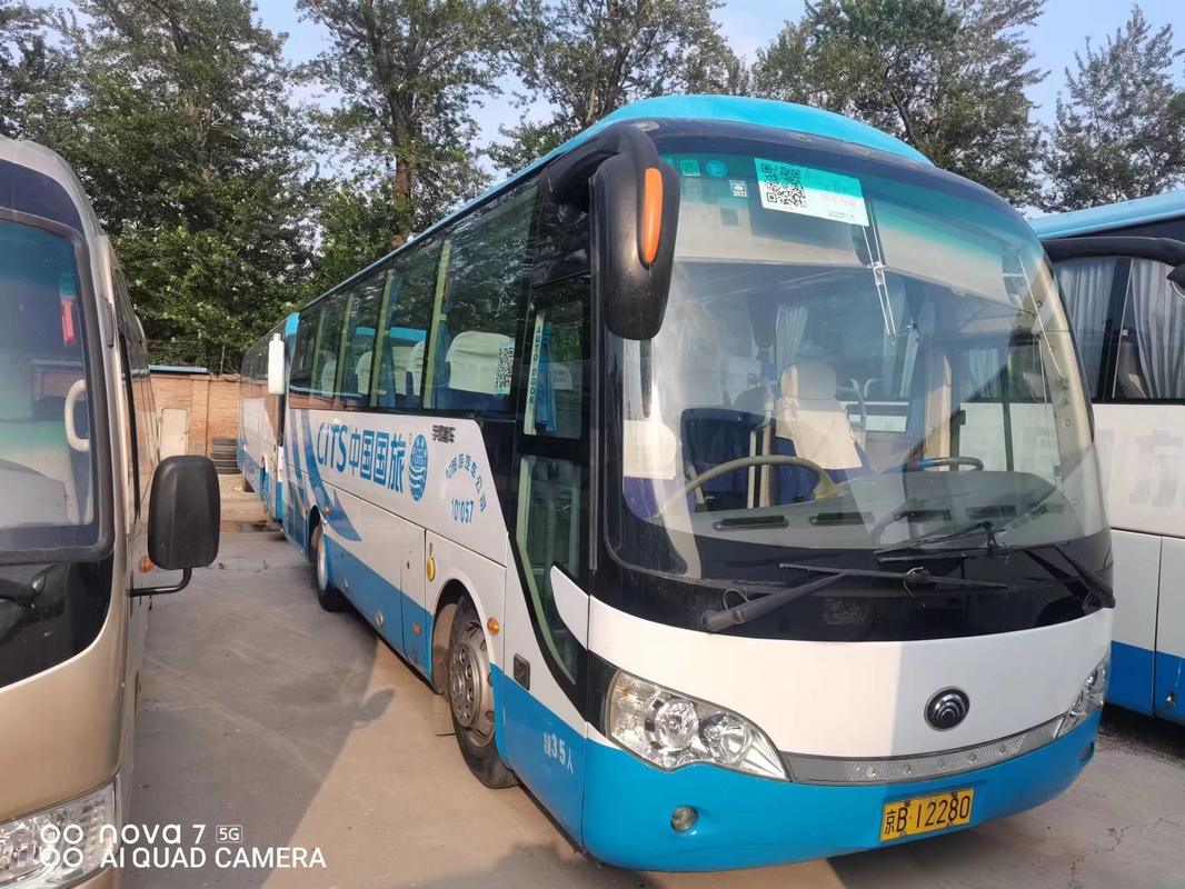 Autobús usado 35 asientos ZK6858 mini RHD de Yutong que dirige los motores diesel para el transporte