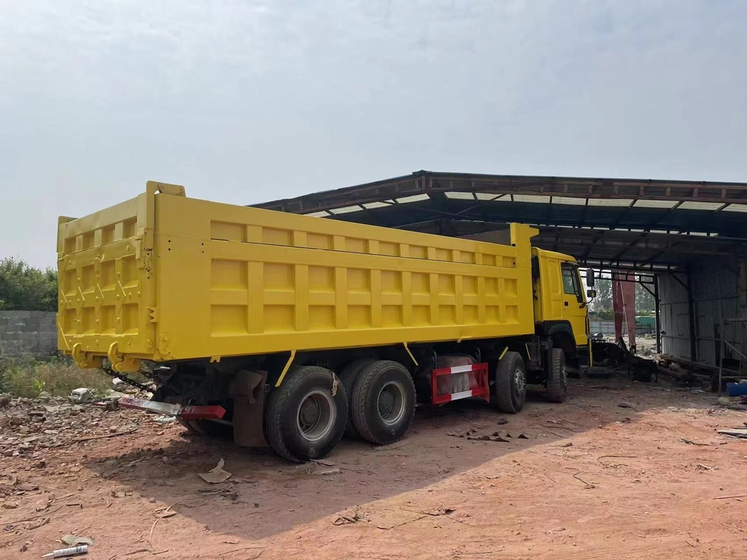 8*4 utilizó el camión volquete 40ton Mitsubishi Fuso 12 rueda el camión de segunda mano con 380HP