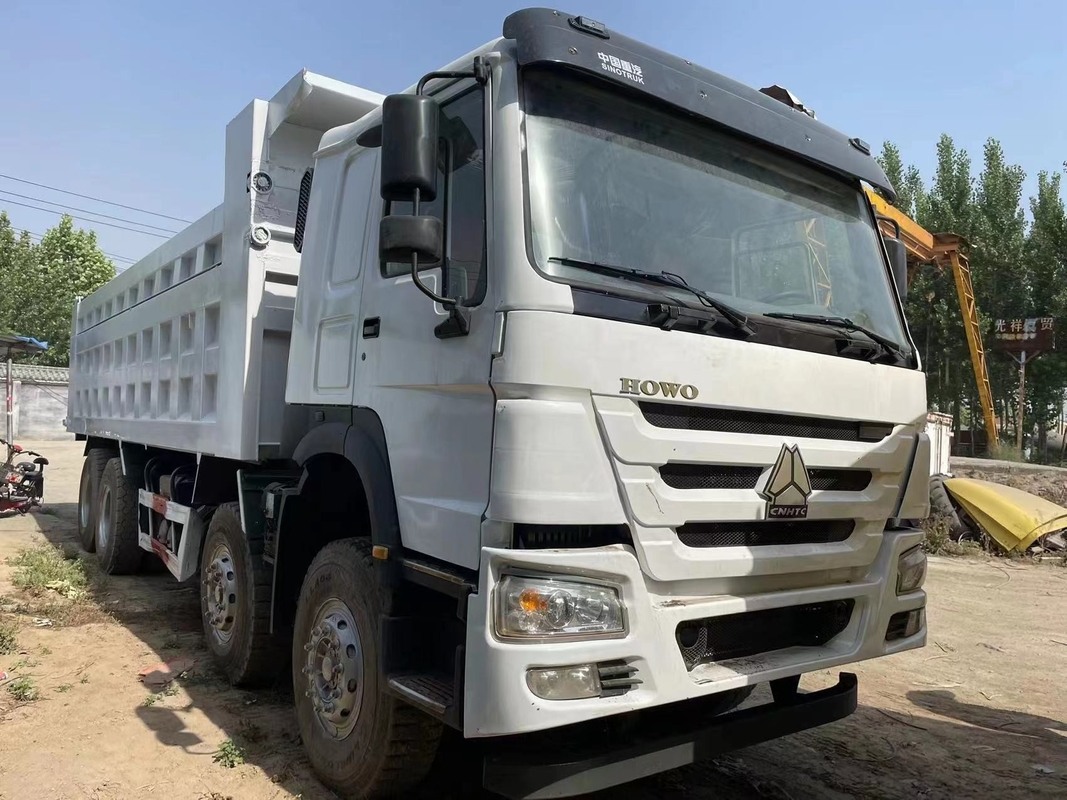 8*4 utilizó el camión volquete 40ton Mitsubishi Fuso 12 rueda el camión de segunda mano con 380HP
