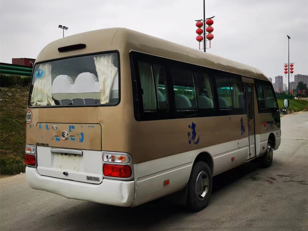 motor diesel de Yuchai 90kw 2015-2017 de oro del coche de 22seats Dragon Used Coaster Bus Mini