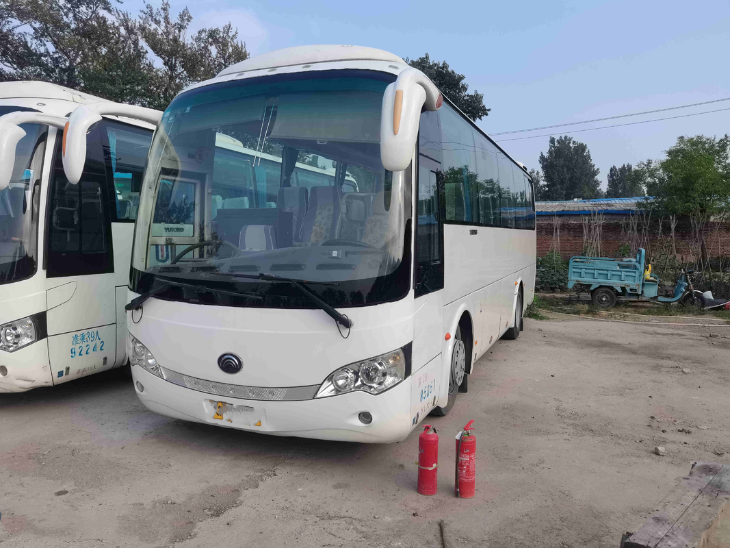 China Yutong utilizó la suspensión de la primavera de placa del motor del coche de pasajero del bus turístico ZK6908 39seats 180kw Yuchai