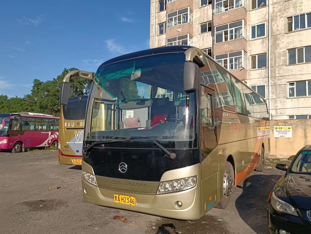2014 coche de oro usado asientos LHD de Dragon Bus XML6113 del año 49 en buenas condiciones