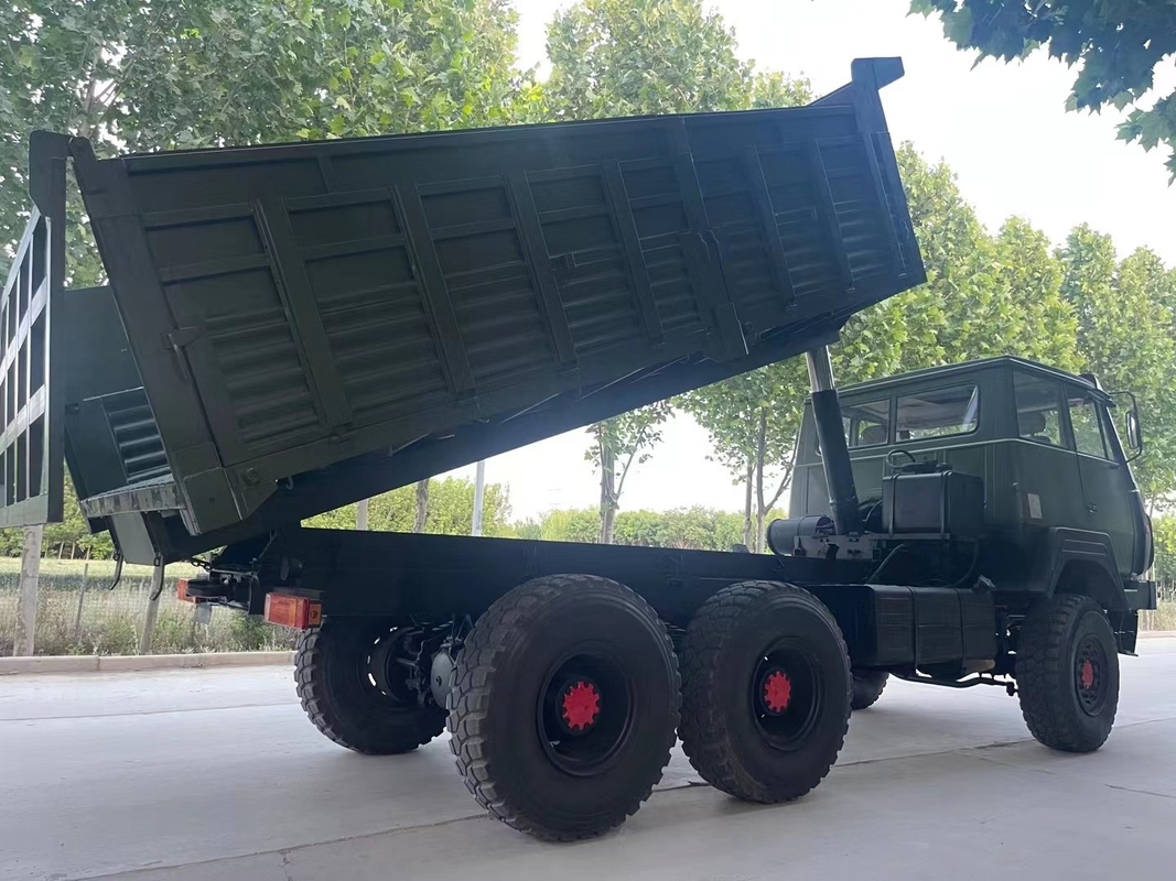 Camión volquete lleno potente usado de las cerraduras de diferencial de Tipper With 3 de la impulsión del combustible diesel 310hp 6X6