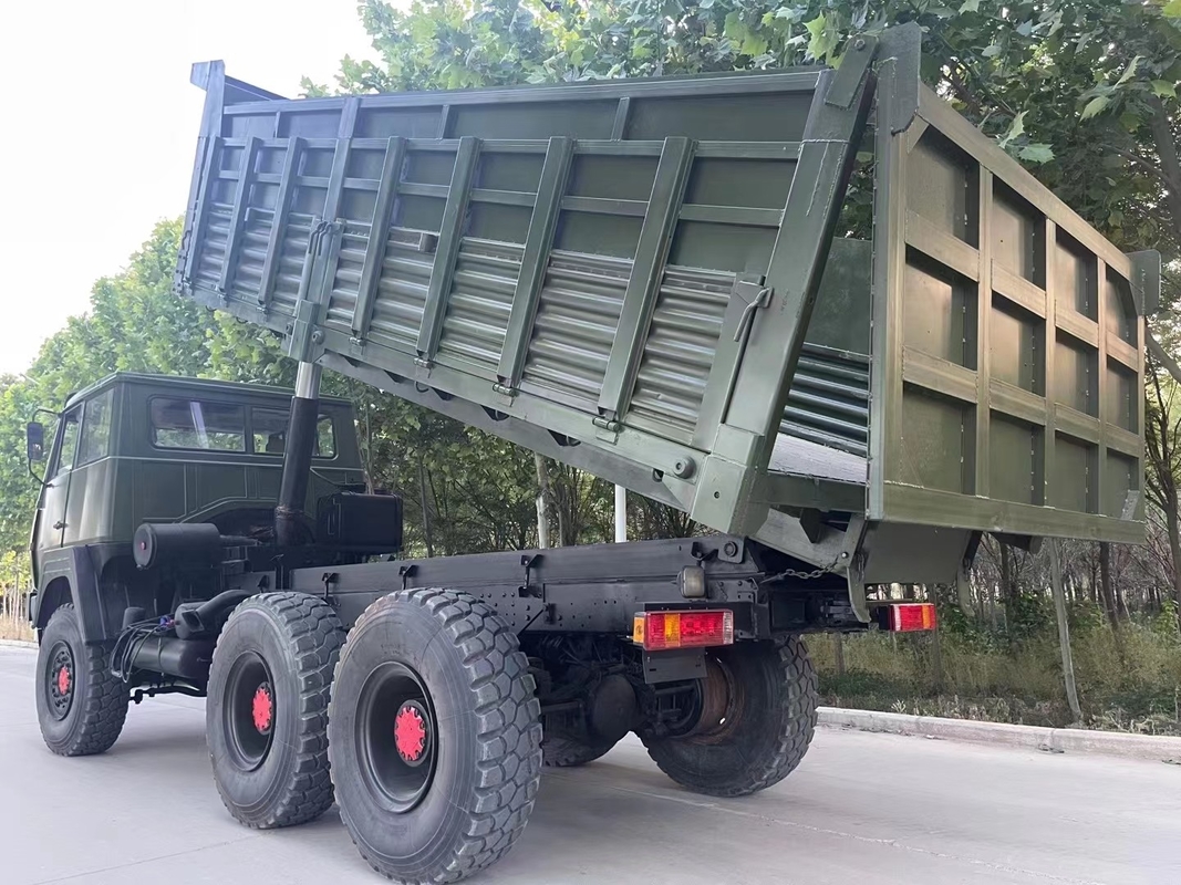 Camión volquete lleno potente usado de las cerraduras de diferencial de Tipper With 3 de la impulsión del combustible diesel 310hp 6X6