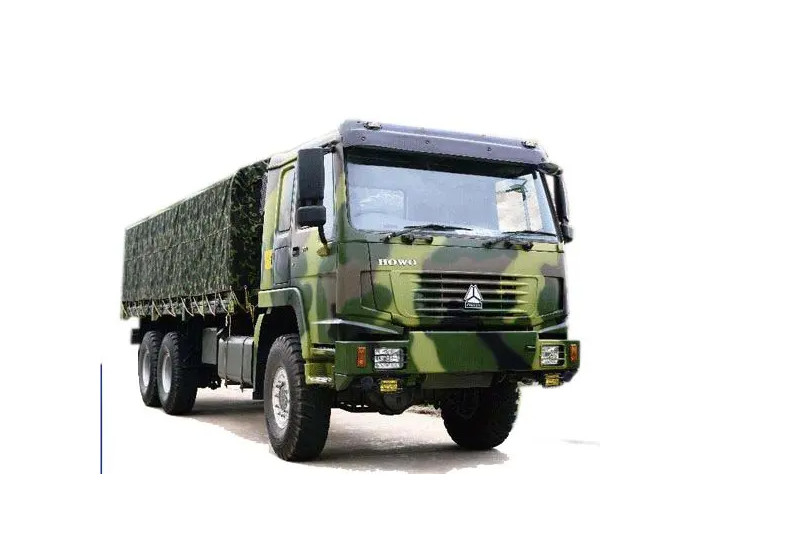 2 cerca potente Trailers Truck del doble del camión 420hp del cargo del euro Ii Howo del camión del cargo de las furgonetas