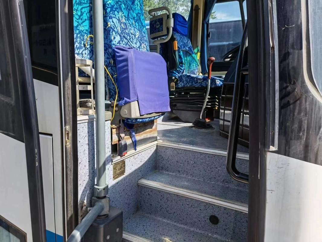 El motor posterior Sunlong utilizó chasis de la suspensión 55seats del airbag de Bus LHD SLK6122 del coche el alto