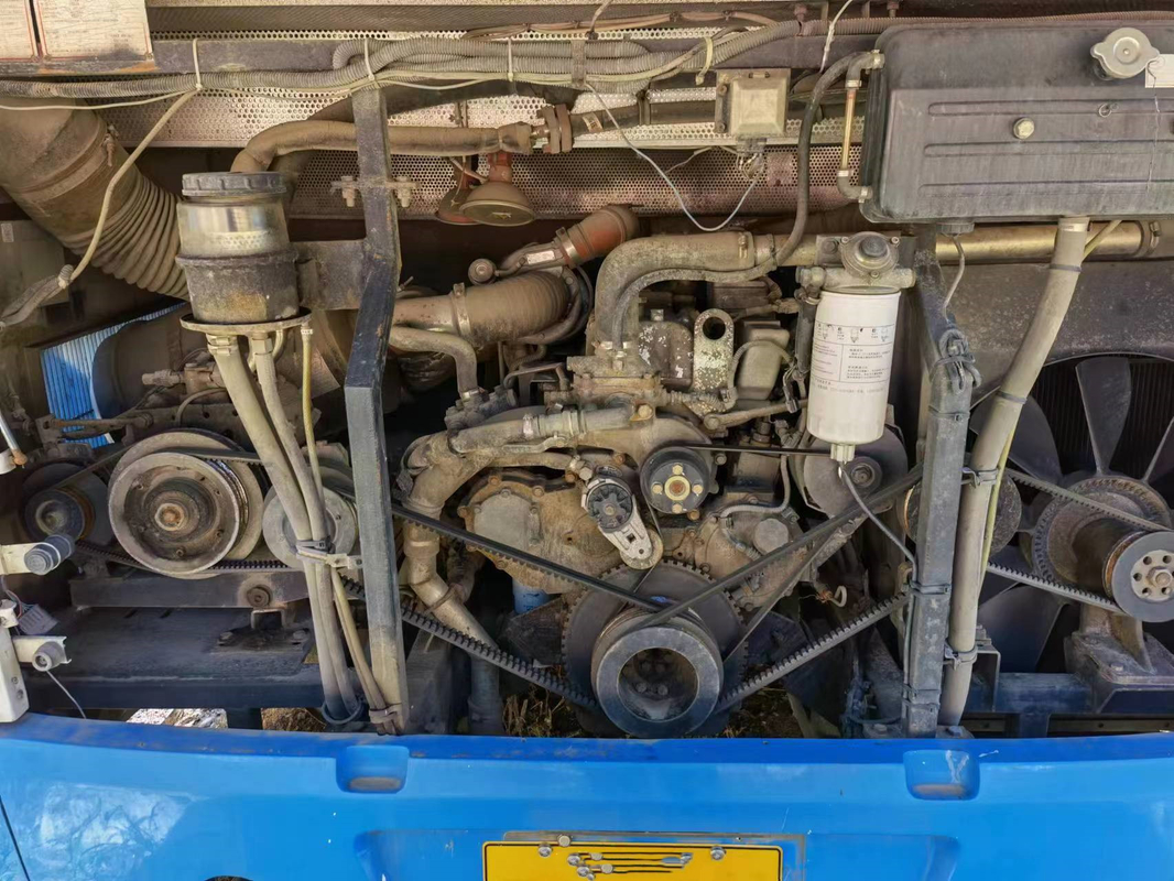 El motor posterior Sunlong utilizó chasis de la suspensión 55seats del airbag de Bus LHD SLK6122 del coche el alto