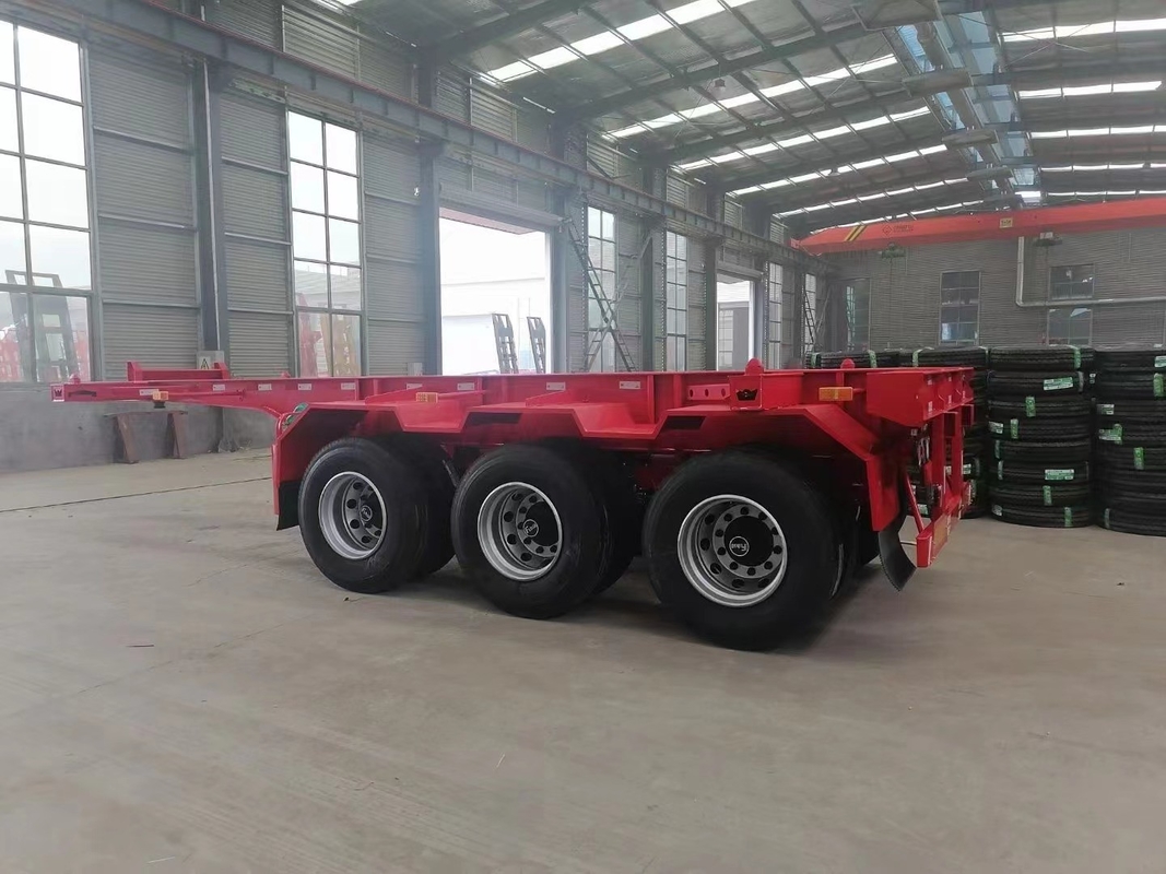 Tres a estrenar de Axle Semi Trailer Platform Trailer hecha en China