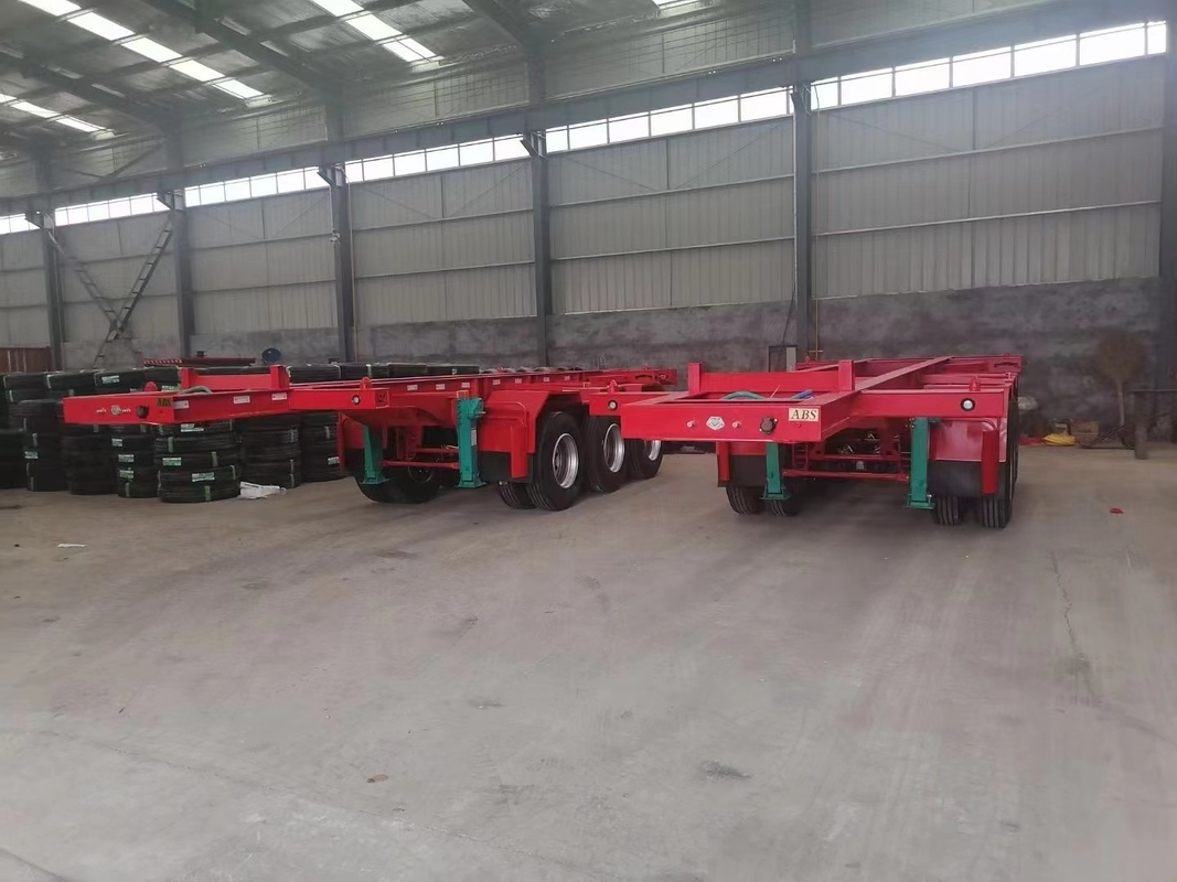 Tres a estrenar de Axle Semi Trailer Platform Trailer hecha en China