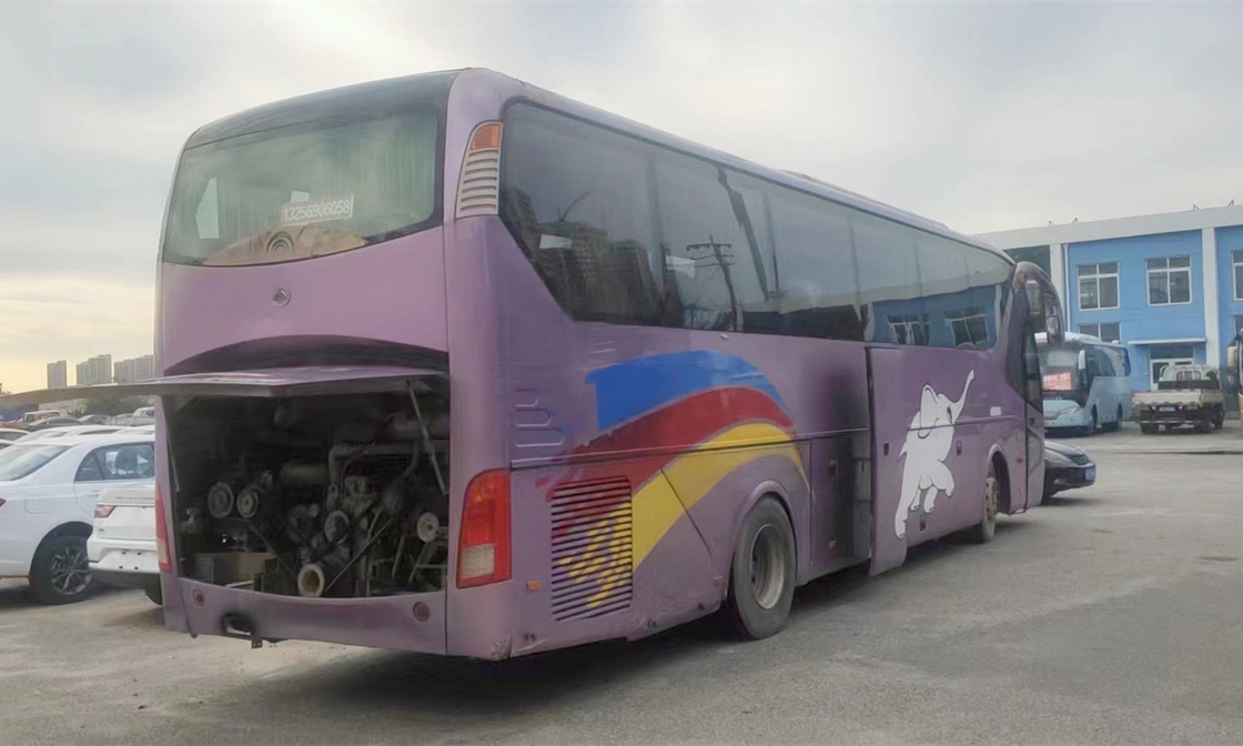 Coche urbano With Toilet de Cummins Engine de las puertas del autobús 53seats dos del transporte público del autobús de ZK6129 Yutong