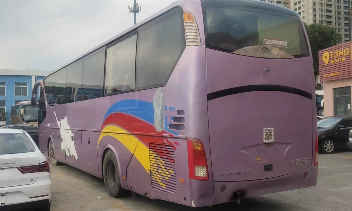 Coche urbano With Toilet de Cummins Engine de las puertas del autobús 53seats dos del transporte público del autobús de ZK6129 Yutong