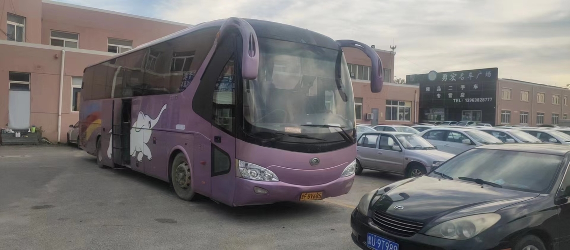 2012 coche usado Bus Yutong ZK6129HD del año 53 asientos con la puerta doble del motor diesel de Cummins