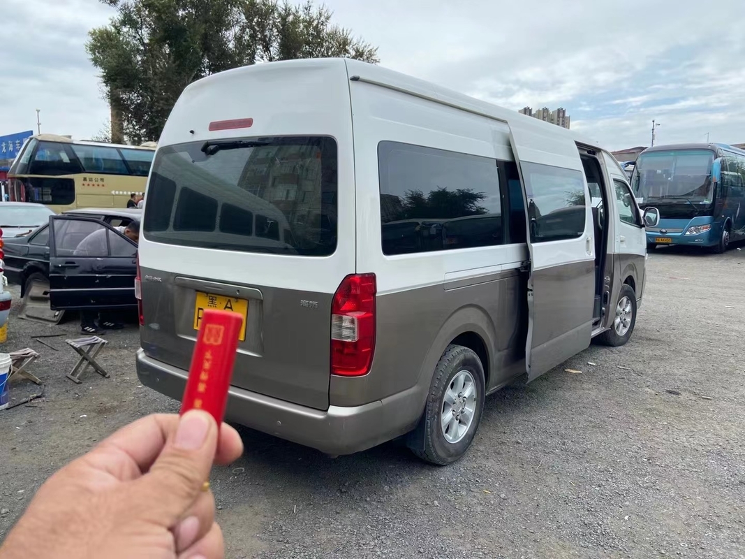2016 motor usado asientos de Mini Bus Gasoline JINBEI Hiace 3TZ del año 18 ningún accidente en buenas condiciones
