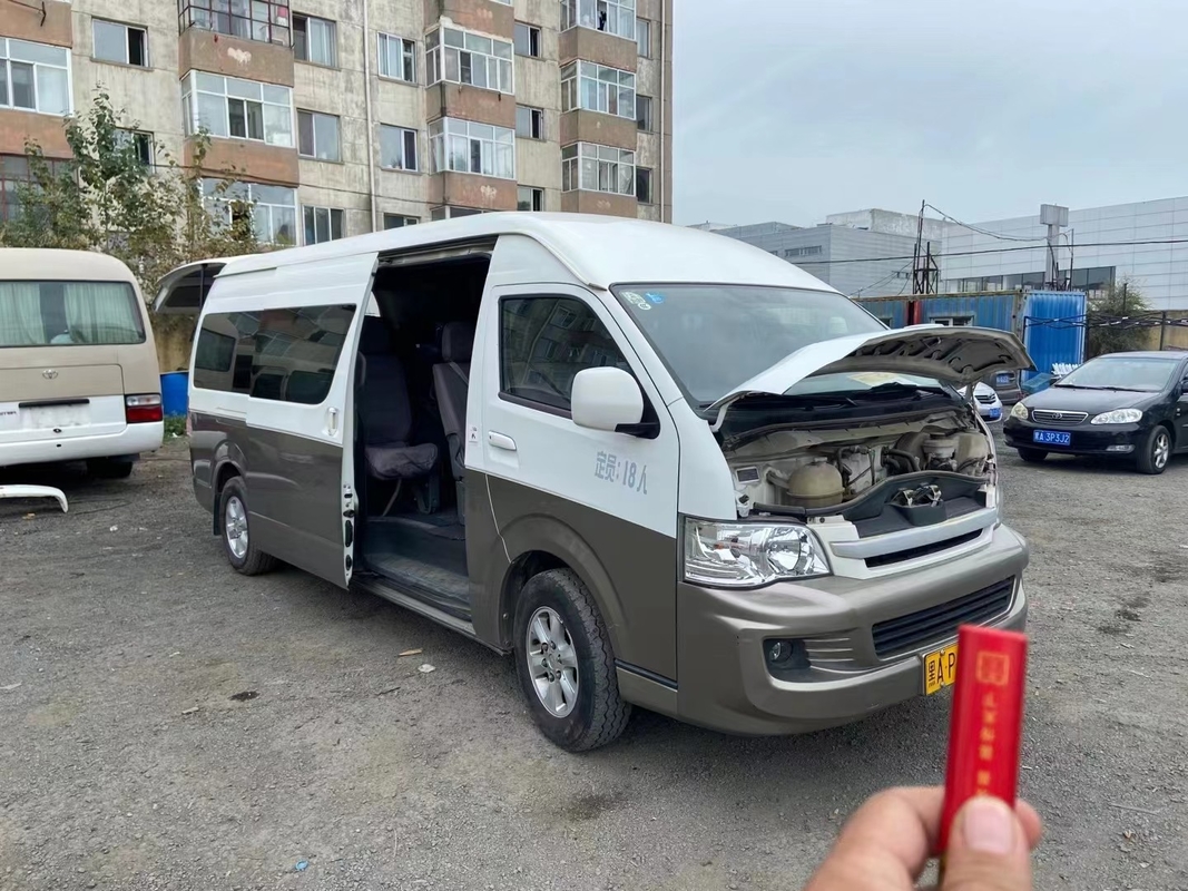 2016 motor usado asientos de Mini Bus Gasoline JINBEI Hiace 3TZ del año 18 ningún accidente en buenas condiciones