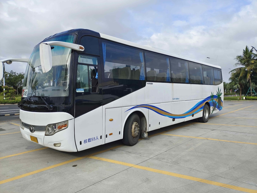 2015 años 55 Seater utilizaron la puerta doble del motor diesel del autobús Zk6122 LHD de Yutong