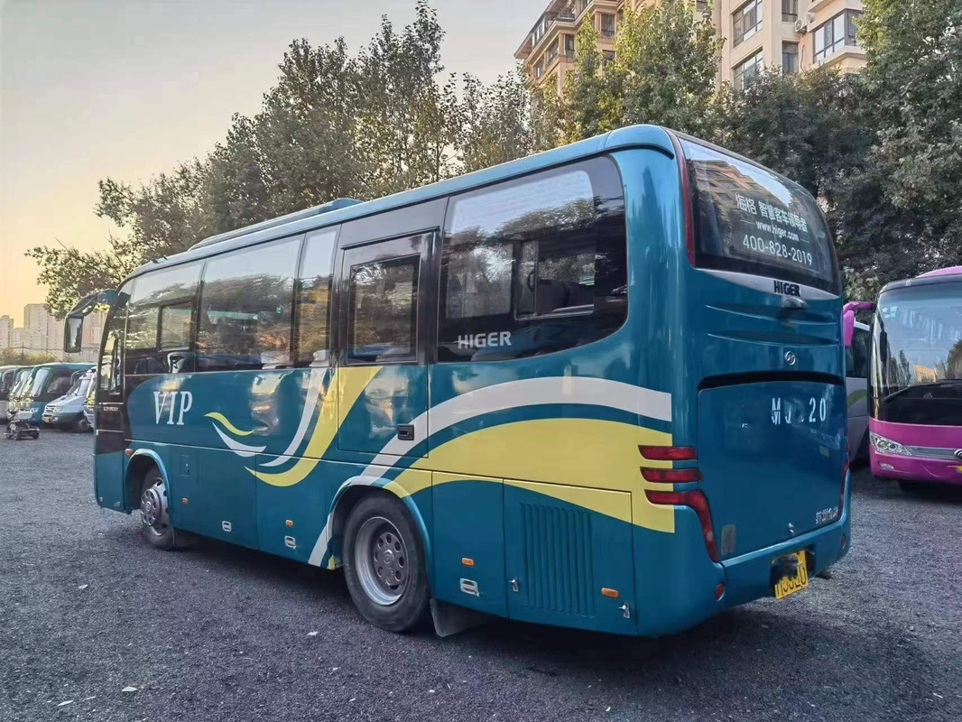 KLQ6796 más alto de lujo utilizó la suspensión de la primavera de placa del motor 147kw de la parte posterior de los asientos LHD de los autobuses 34 del coche