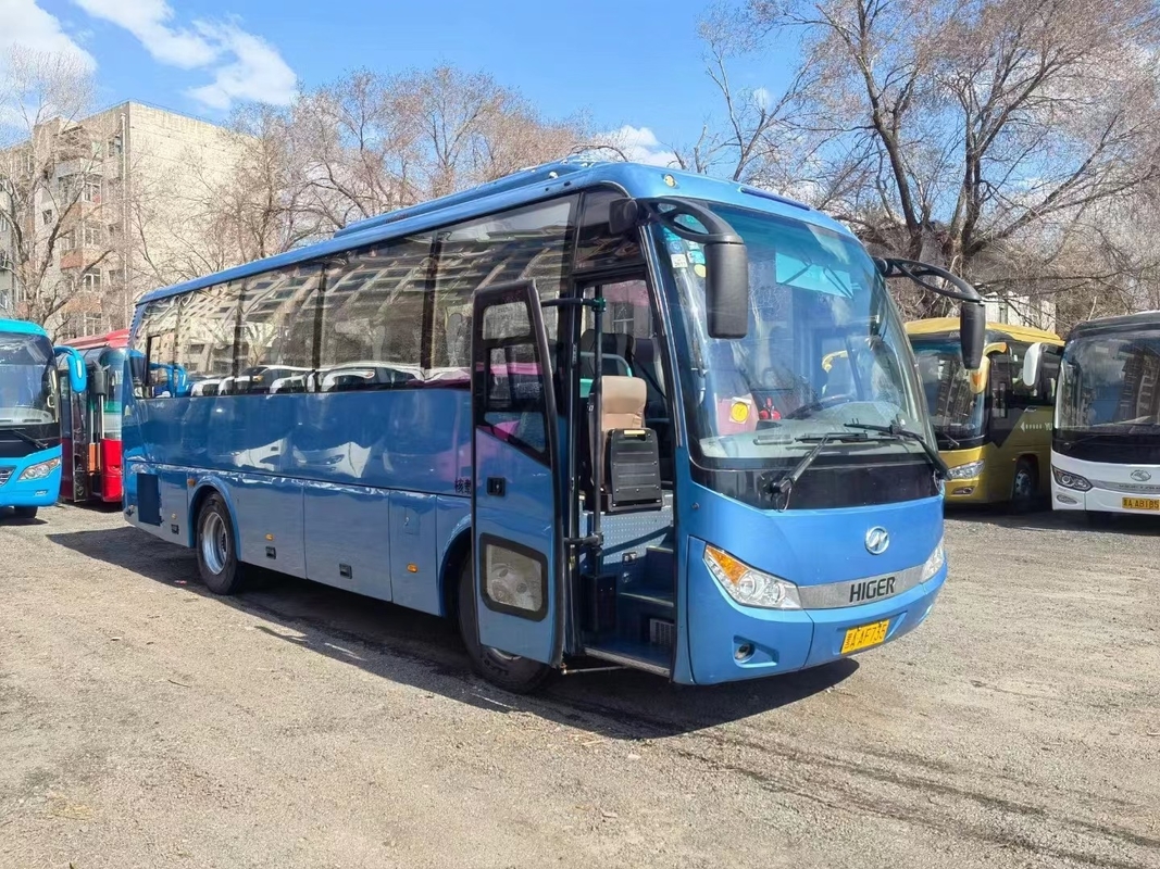 2015 años 35 Seater utilizaron KLQ6898 un coche más alto Bus LHD que dirigía el motor diesel ningún accidente