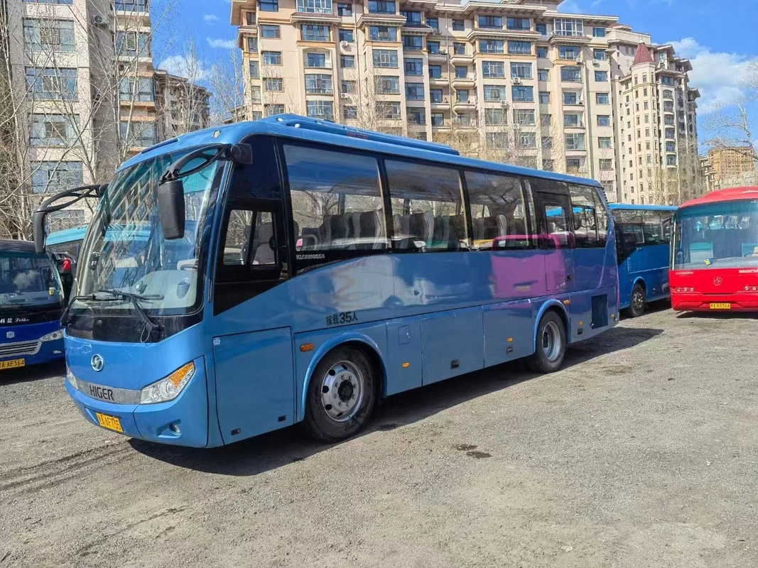 2015 años 35 Seater utilizaron KLQ6898 un coche más alto Bus LHD que dirigía el motor diesel ningún accidente