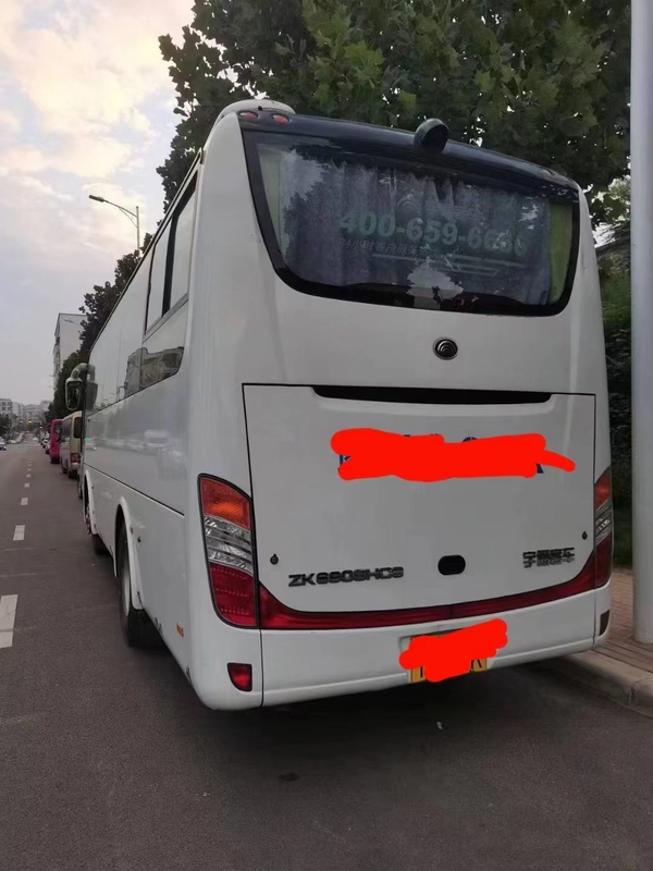 Dirección del autobús LHD de Yutong ZK6908 de la segunda mano de 2015 asientos del año 39 para el transporte