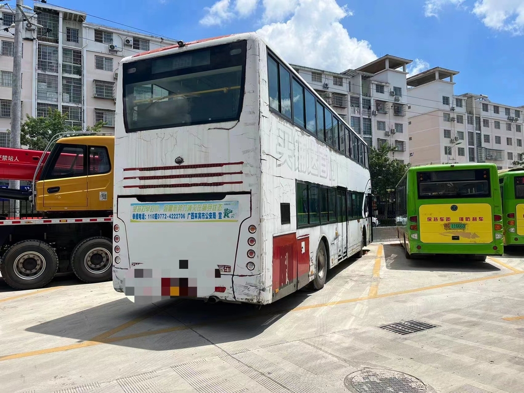 Zk6116HG utilizó Travel Bus Yutong 86/78 personas segunda mano City Bus Double Deck