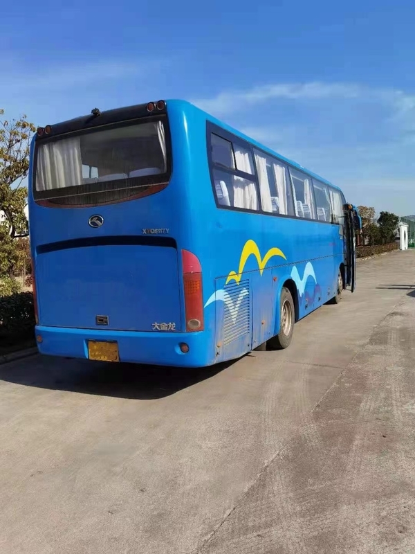 Dirección izquierda usada marca del motor 180kw de Bus XMQ6117y 52seater del coche de Kinglong detrás