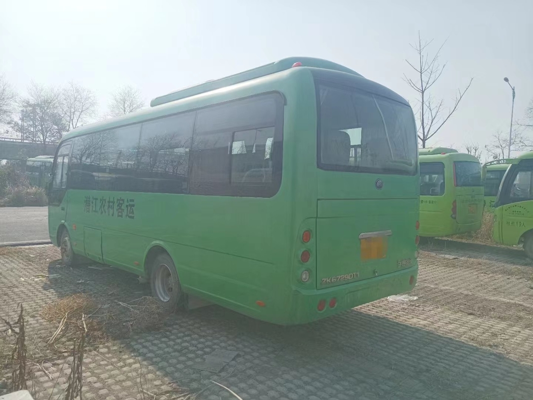 ZK6729D utilizó el pequeño autobús Yutong Front Cummins Engine Euro IV 25 - coche de la mano 30seater segundo