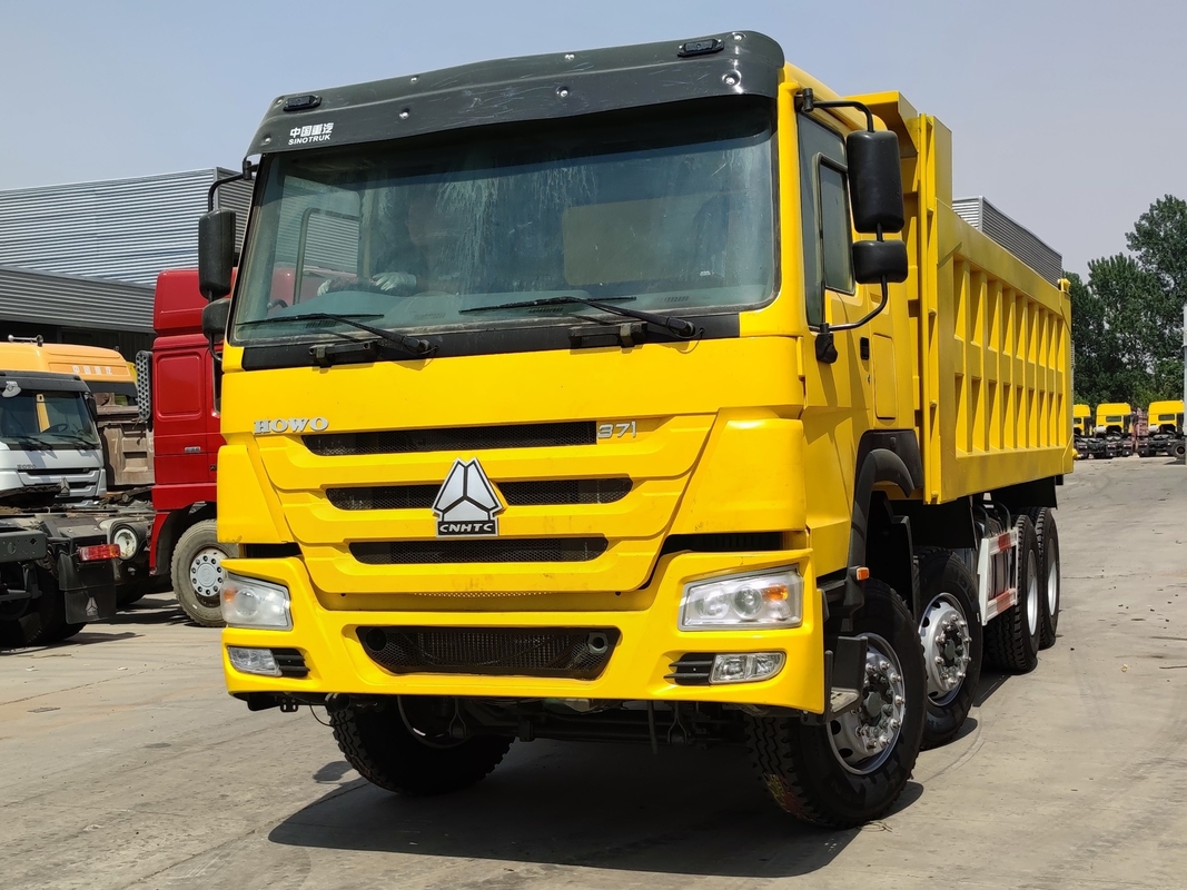 Chino camión usado 371-375-420hp de los camiones de la nueva de Tipper Truck 8*4 marca diesel de la conducción a la derecha HOWO