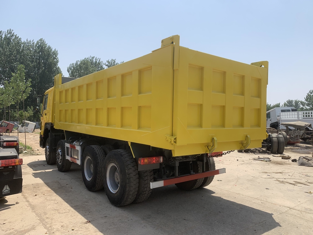 Chino camión usado 371-375-420hp de los camiones de la nueva de Tipper Truck 8*4 marca diesel de la conducción a la derecha HOWO