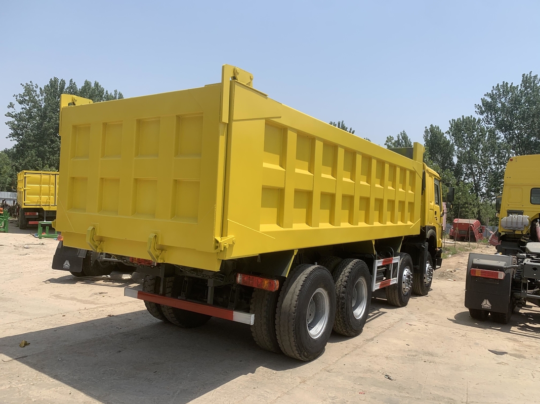 Chino camión usado 371-375-420hp de los camiones de la nueva de Tipper Truck 8*4 marca diesel de la conducción a la derecha HOWO