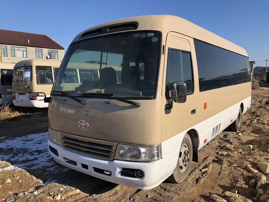 La mano izquierda usada del autobús del práctico de costa de Toyota conduce el mini autobús del práctico de costa diesel de toyota en venta