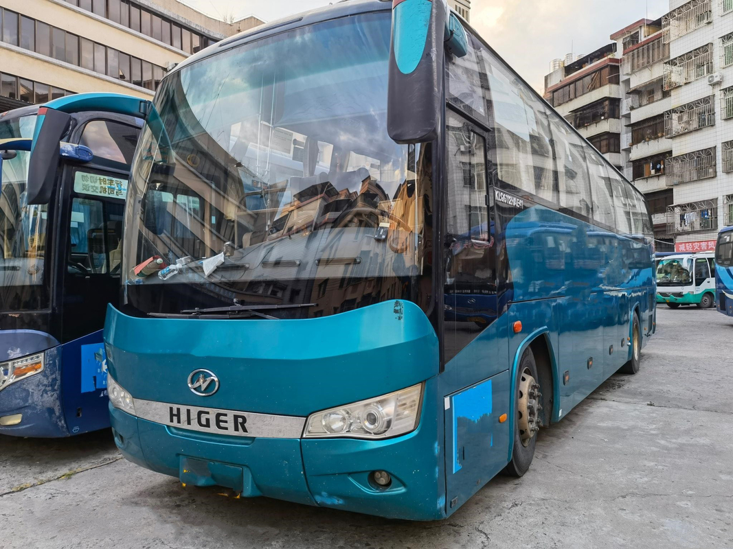 Motor posterior del solo de la puerta 47 del autobús del pasajero de Bush del resorte plano del autobús turístico de la segunda mano bus turístico de los asientos
