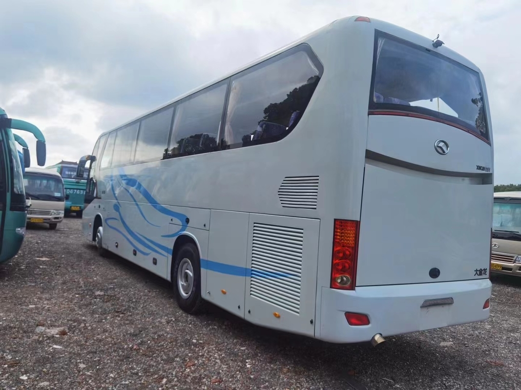 Los asientos usados del bus turístico 55 entrenan a Bus Kinglong XMQ6128 con el autobús de lujo del viaje del motor diesel
