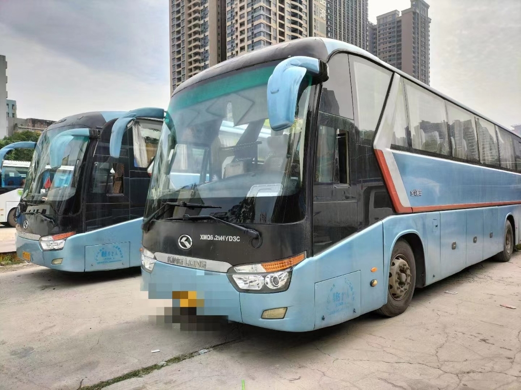 Autobús del aire acondicionado del autobús de la mano de Second Hand Bus 52 Seater Kinglong XMQ6129 2do del coche en venta