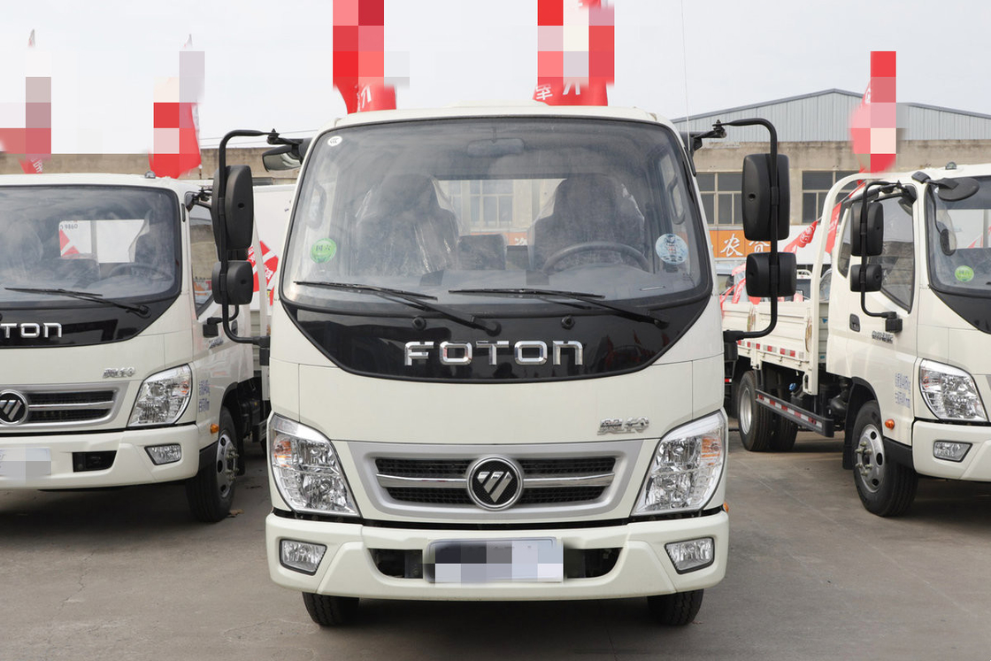 Del camión de la descarga 132hp nuevos Tipper Tipping Left Hand Drive Foton camiones ligeros usados del camión volquete 4x2