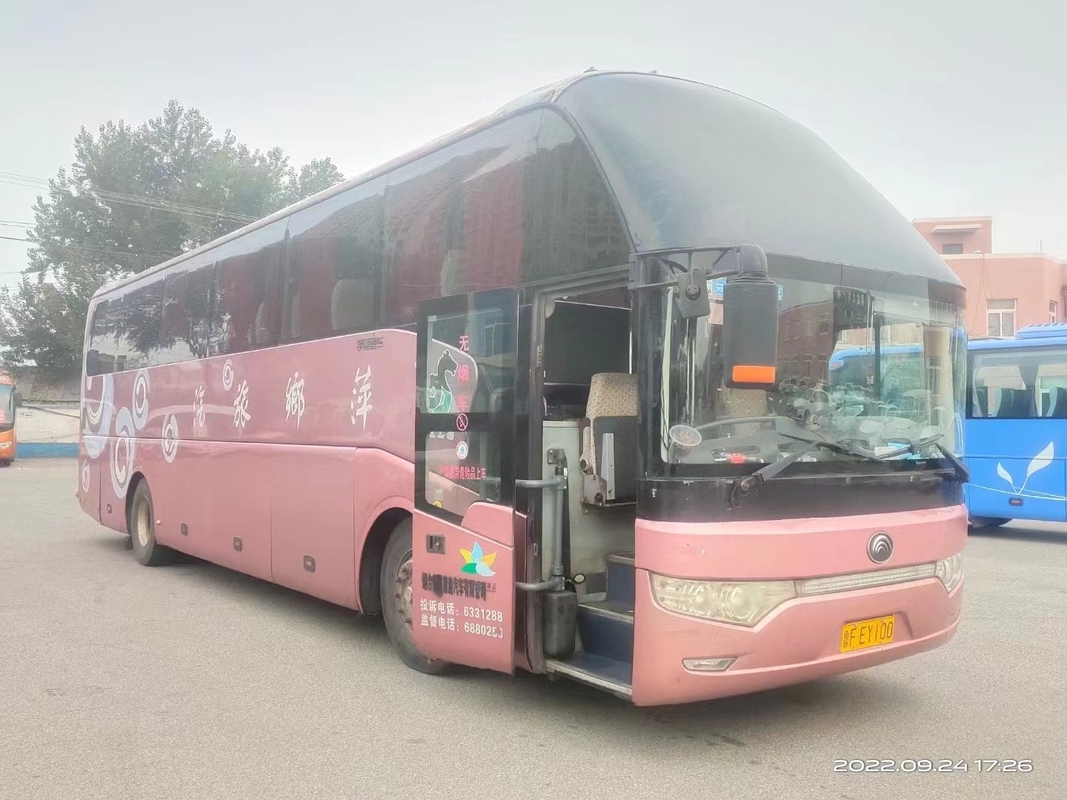 Autobús usado de la mano de Yutong ZK6122 segundo de los autocares diesel de la ciudad de 2016 asientos del año 55