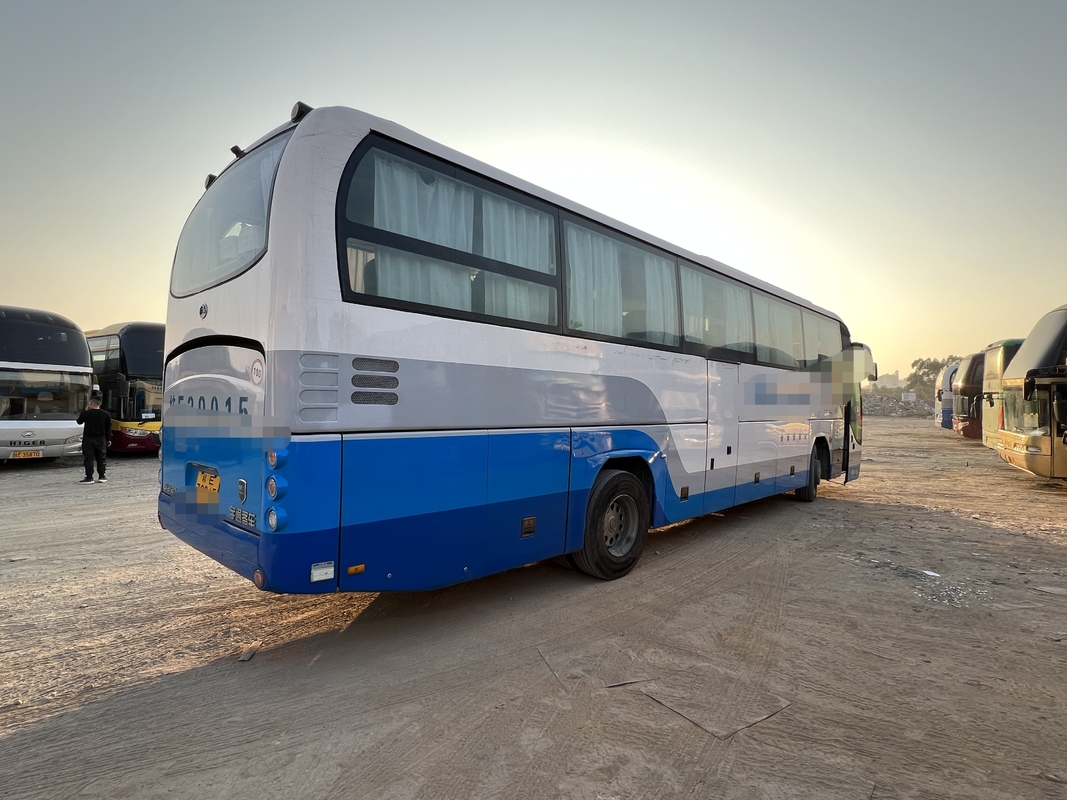 El autobús de lujo usado 2014 años Yutong Zk6120 utilizó la dirección del autobús LHD de Seater del autobús 55 del pasajero