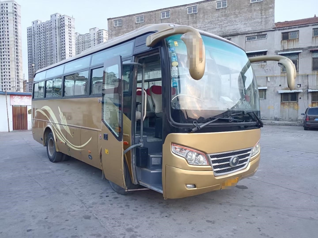 Aire acondicionado de larga distancia del autobús ZK6792D de Yutong del motor de Yuchai de los asientos de Front Engine Bus 35