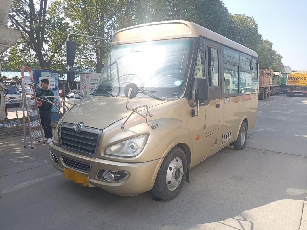 El pequeño autobús usado Front Engine 14seats utilizó el aire acondicionado EURO del autobús EQ6550 V de Dongfeng