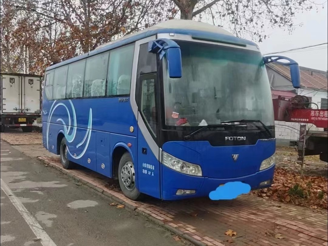 Impulsión usada 37 asientos de la mano izquierda del autobús y del autobús BJ6850 de Yuchai Engine Used Foton del coche