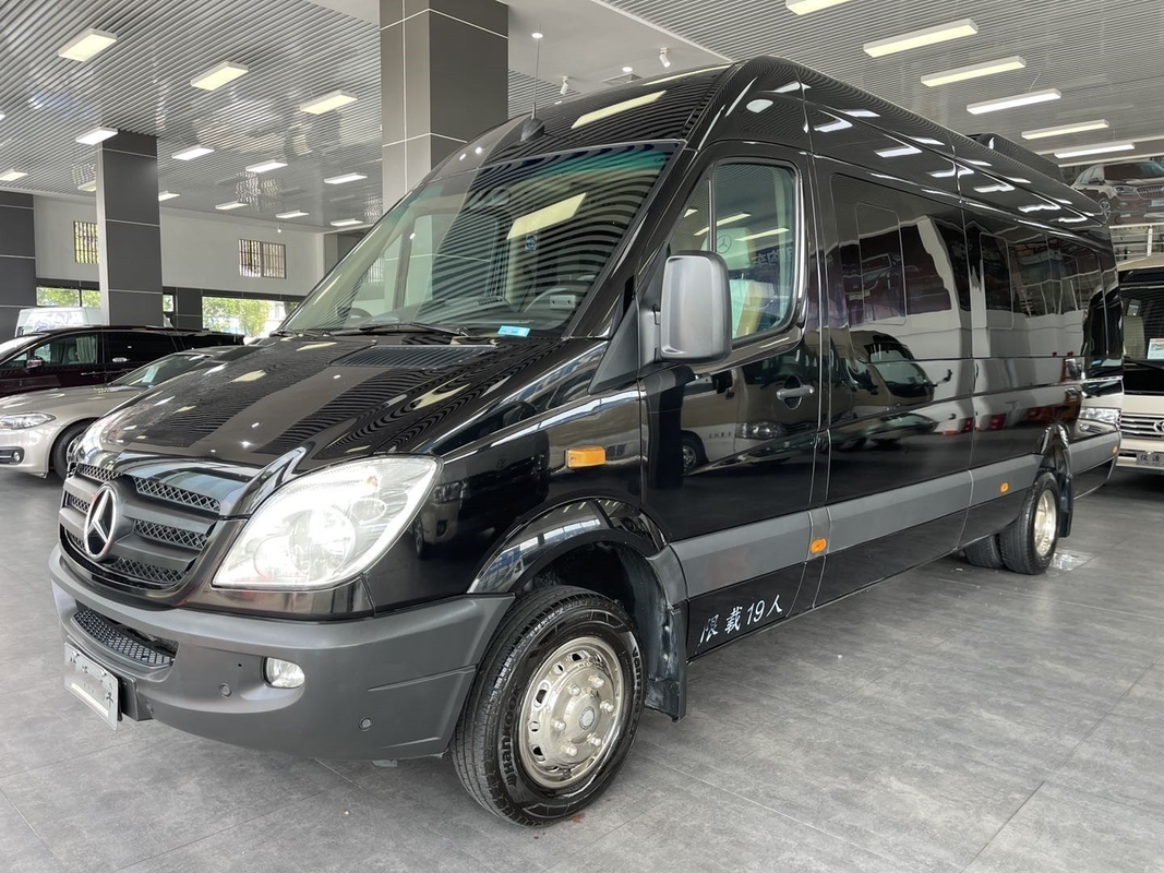Autobuses de lujo usados Benz Commercial Mini Bus 19 asientos Front Engine Daimler Engine V EURO