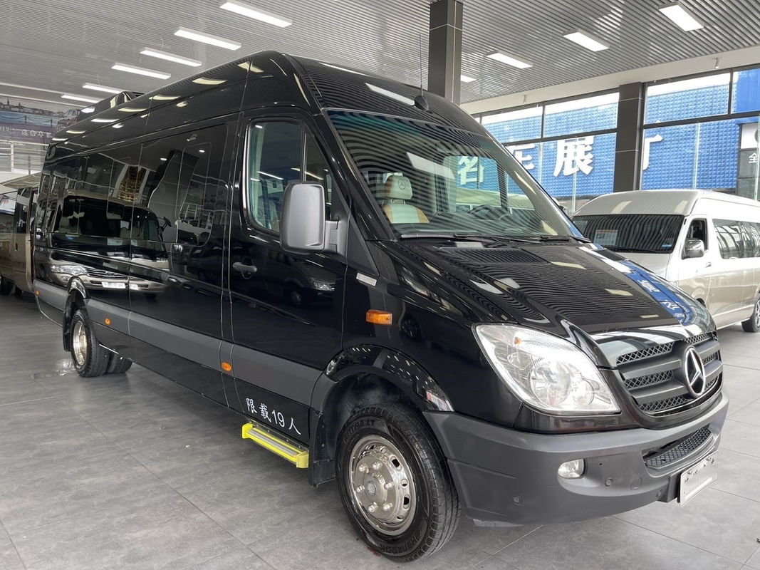 Autobuses de lujo usados Benz Commercial Mini Bus 19 asientos Front Engine Daimler Engine V EURO