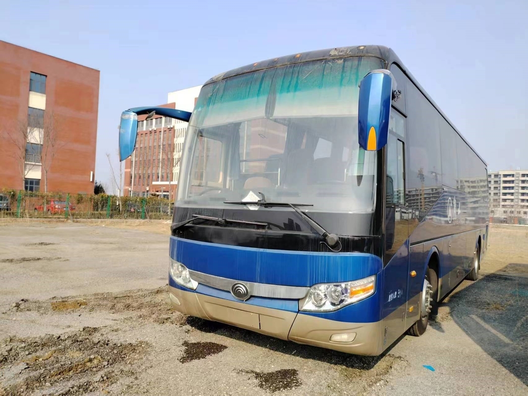 Motor usado Tong Bus joven de Weichai de la suspensión del resorte plano de las puertas dobles de los asientos del autobús 51 del pasajero