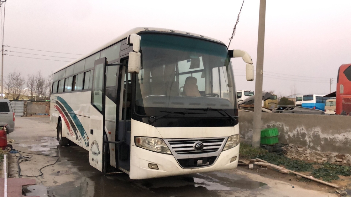 Ventana de desplazamiento usada asientos del autobús ZK6112D de Front Engine 53 Yutong del autobús turístico de la segunda mano
