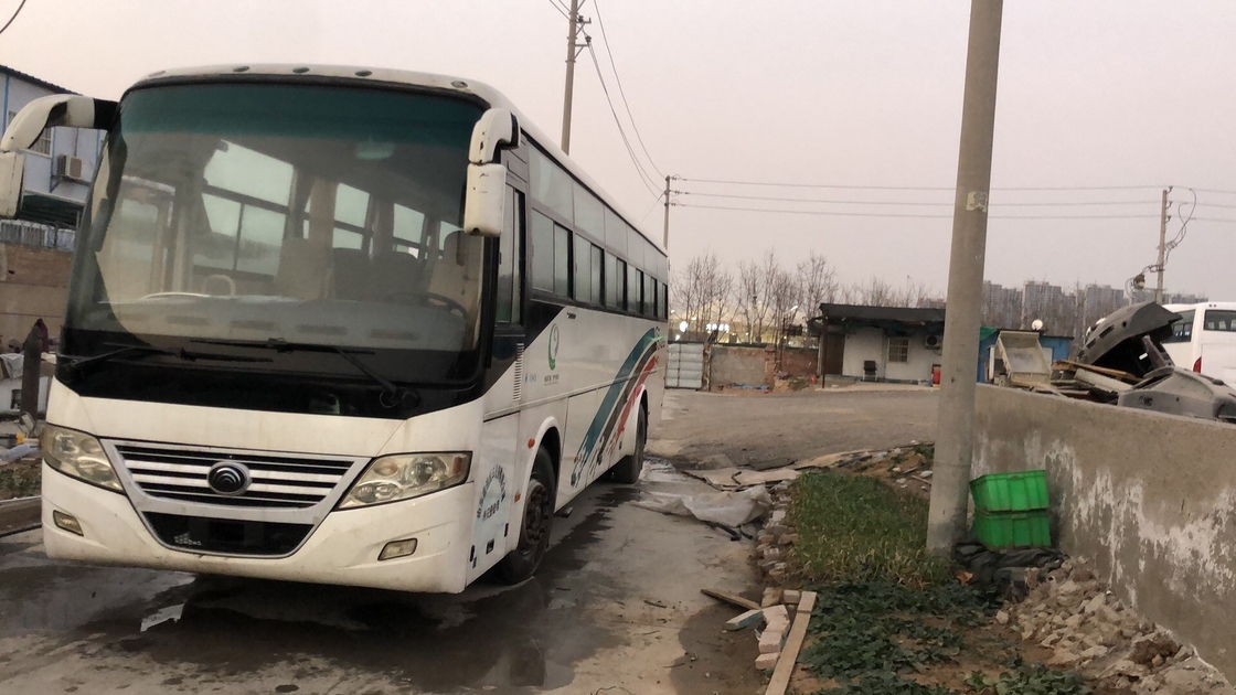 Ventana de desplazamiento usada asientos del autobús ZK6112D de Front Engine 53 Yutong del autobús turístico de la segunda mano