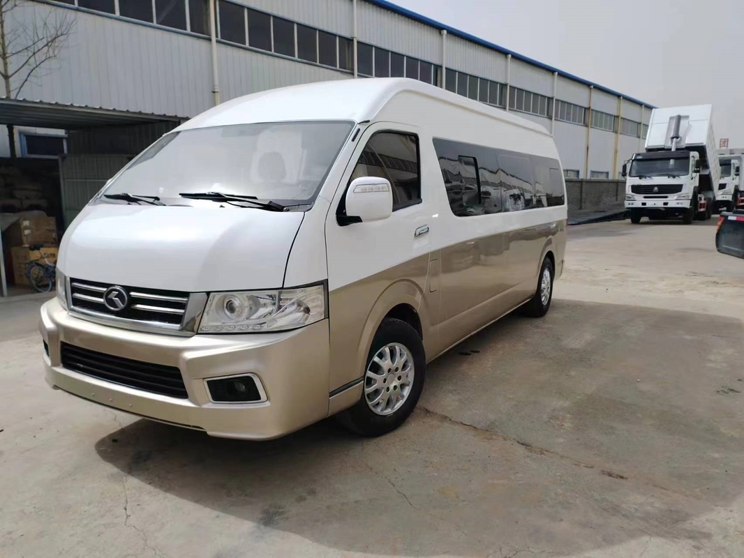 Autobús usado asientos baratos Front Engine Vehicle TV de Kinglong Hiace del microbús 18 de la segunda mano