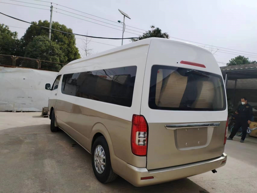 Autobús usado asientos baratos Front Engine Vehicle TV de Kinglong Hiace del microbús 18 de la segunda mano