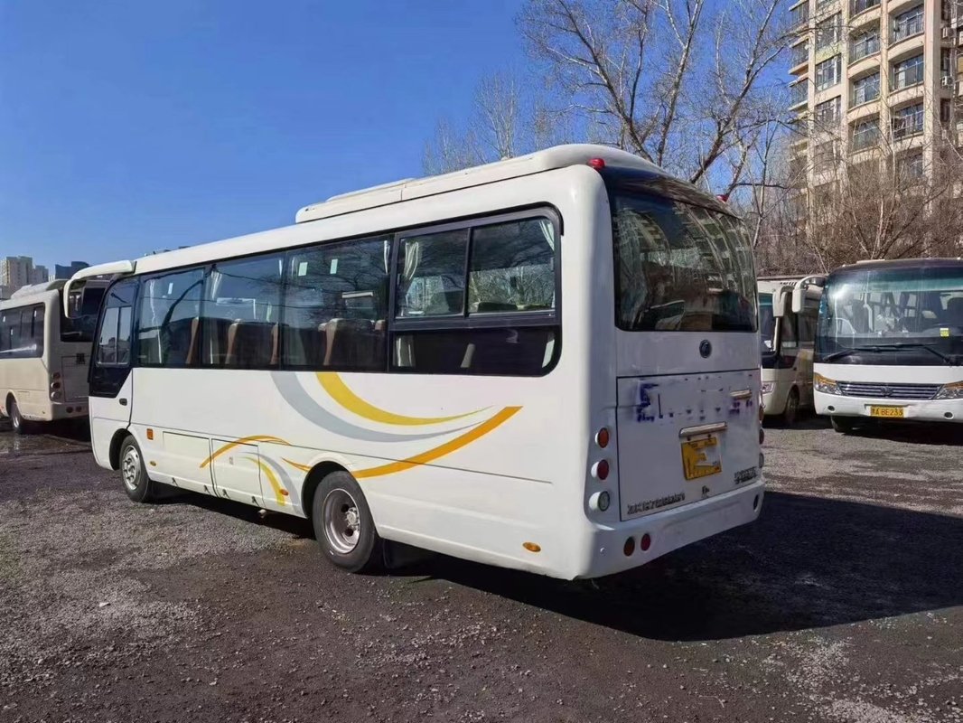 2do autobús de la mano que sella autobús ZK6729D de Front Engine Used Young Tong de la puerta de los asientos de Windows 28 el solo